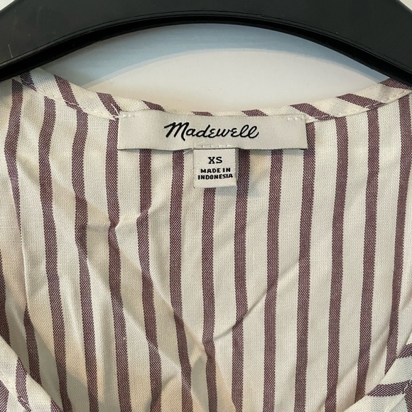 Lavender stripe summery blouse in xs by madewell. Comfy and effortless - Picture 3 of 3